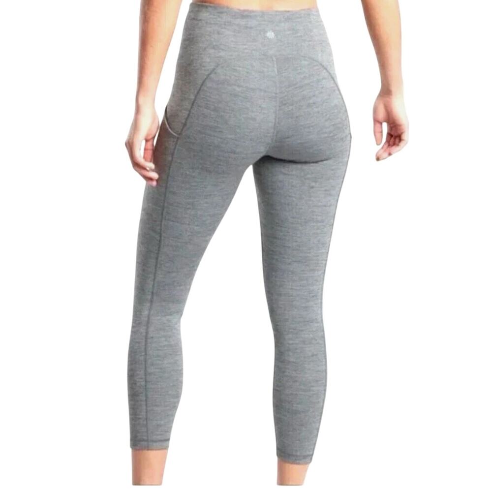 Athleta Ultimate Stash Pocket 7/8 Tight Leggings Gray Size Small